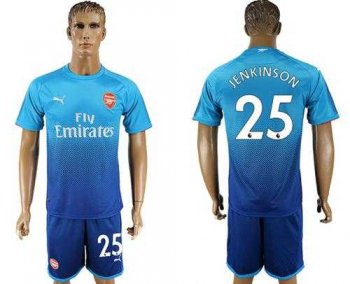 Arsenal #25 Jenkinson Away Soccer Club Jersey