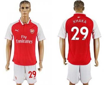 Arsenal #29 Xhaka Home Soccer Club Jersey