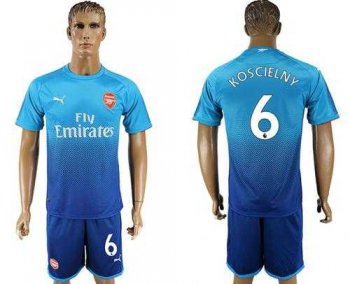 Arsenal #6 Koscielny Away Soccer Club Jersey