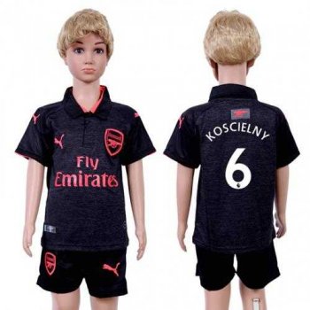 Arsenal #6 Koscielny Sec Away Kid Soccer Club Jersey