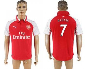 Arsenal #7 Alexis Home Soccer Club Jersey