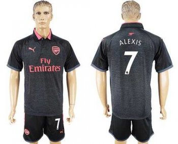 Arsenal #7 Alexis Sec Away Soccer Club Jersey