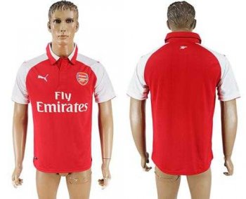 Arsenal Blank Home Soccer Club Jersey