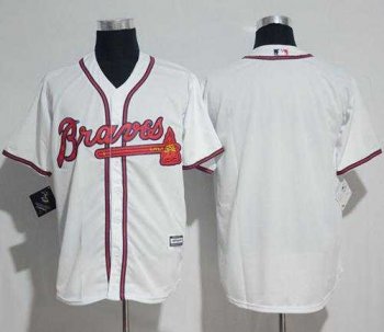 Atlanta Braves Blank White New Cool Base Stitched MLB Jersey