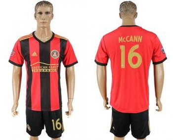 Atlanta United FC #16 Mccann Home Soccer Club Jersey