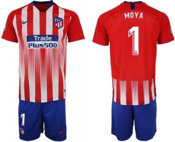 Atletico Madrid #1 Moya Home Soccer Club Jersey