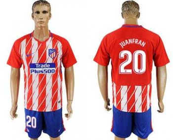 Atletico Madrid #20 Juanfran Home Soccer Club Jersey