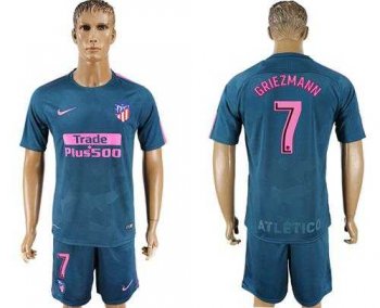 Atletico Madrid #7 Griezmann Sec Away Soccer Club Jersey