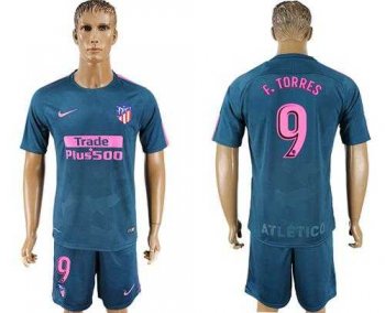 Atletico Madrid #9 F.Torres Sec Away Soccer Club Jersey