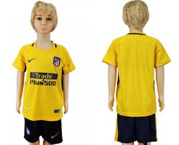 Atletico Madrid Blank Away Kid Soccer Club Jersey