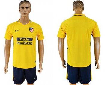 Atletico Madrid Blank Away Soccer Club Jersey