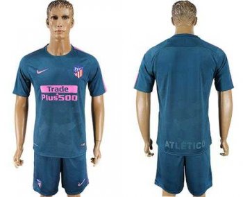 Atletico Madrid Blank Sec Away Soccer Club Jersey