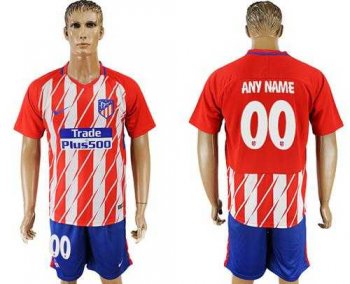 Atletico Madrid Personalized Home Soccer Club Jersey