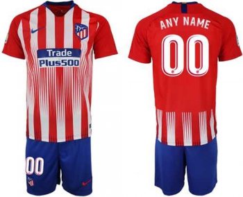 Atletico Madrid Personalized Home Soccer Club Jersey