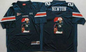 Auburn Tigers #2 Cam Newton Blue Player Fashion Stitched NCAA Jersey