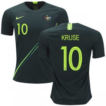 Australia #10 Kruse Away Soccer Country Jersey