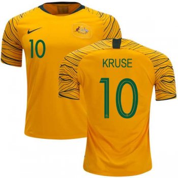 Australia #10 Kruse Home Soccer Country Jersey