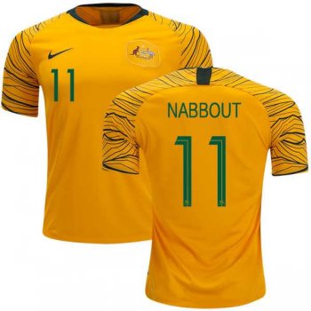 Australia #11 Nabbout Home Soccer Country Jersey