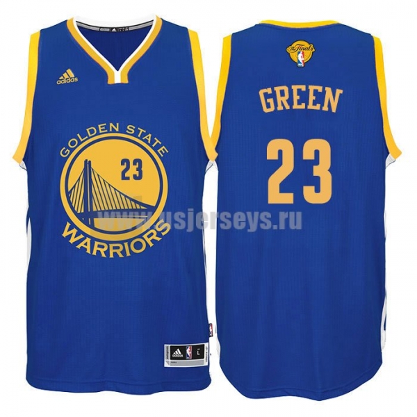 Men's Golden State Warriors #23 Draymond Green Royal Blue Stitched 2016 The Finals Road Swingman NBA Jersey