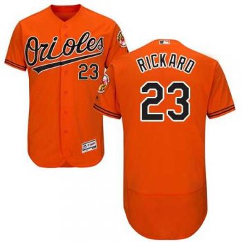 Baltimore Orioles #23 Joey Rickard Orange Flexbase Authentic Collection Stitched MLB Jersey