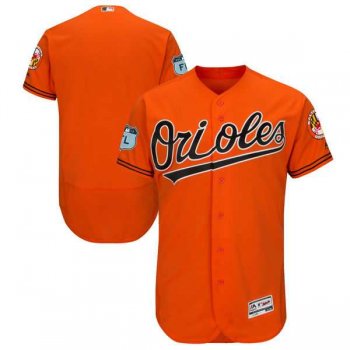 Baltimore Orioles Blank Orange 2017 Spring Training Flexbase Authentic Collection Stitched Baseball Jersey