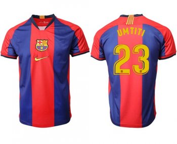 Barcelona #23 Umtiti Home Soccer Club Jersey