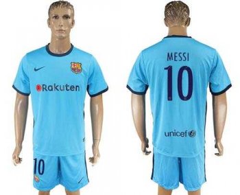 Barcelona #10 Messi Away Soccer Club Jersey