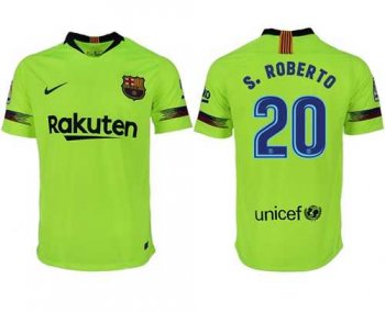 Barcelona #20 S.Roberto Away Soccer Club Jersey