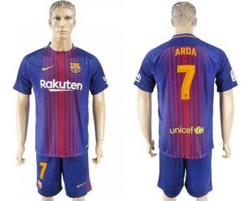 Barcelona #7 Arda Home Soccer Club Jersey