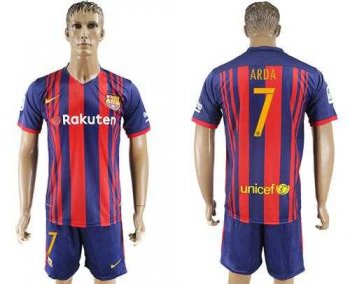 Barcelona #7 Arda Home Soccer Club Jersey