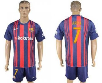 Barcelona #7 Arda Home Soccer Club Jersey