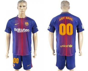 Barcelona Personalized Home Soccer Club Jersey