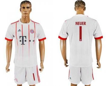 Bayern Munchen #1 Neuer Sec Away Soccer Club Jersey