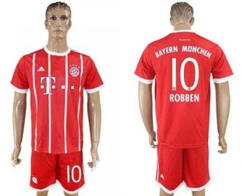 Bayern Munchen #10 Robben Home Soccer Club Jersey