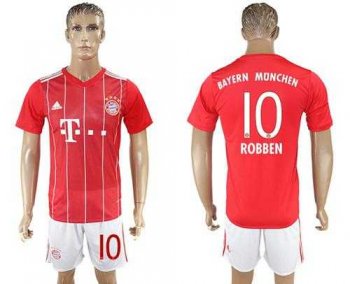 Bayern Munchen #10 Robben Home Soccer Club Jersey