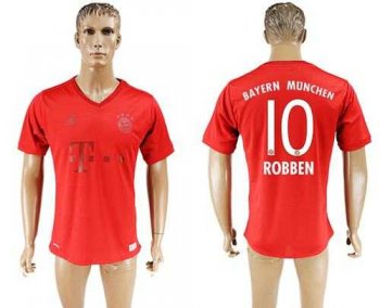 Bayern Munchen #10 Robben Marine Environmental Protection Home Soccer Club Jersey