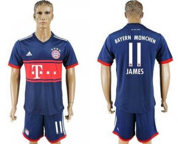 Bayern Munchen #11 James Away Soccer Club Jersey