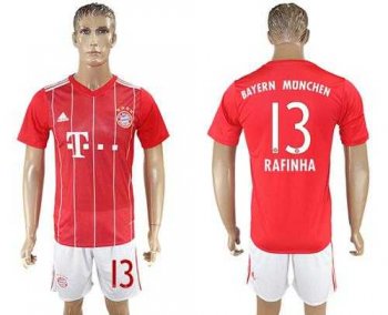 Bayern Munchen #13 Rafinha Home Soccer Club Jersey