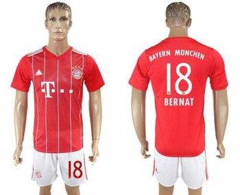 Bayern Munchen #18 Bernat Home Soccer Club Jersey