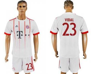 Bayern Munchen #23 Vidal Sec Away Soccer Club Jersey