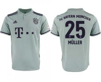 Bayern Munchen #25 Muller Away Soccer Club Jersey