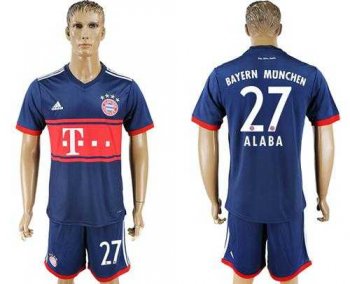 Bayern Munchen #27 Alaba Away Soccer Club Jersey