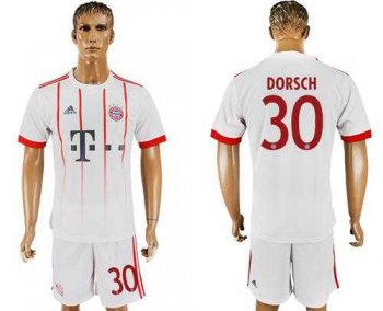 Bayern Munchen #30 Dorsch Sec Away Soccer Club Jersey