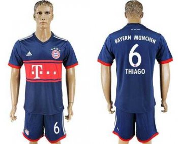 Bayern Munchen #6 Thiago Away Soccer Club Jersey