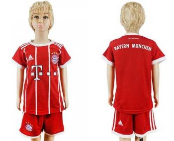 Bayern Munchen Blank Home Kid Soccer Club Jersey