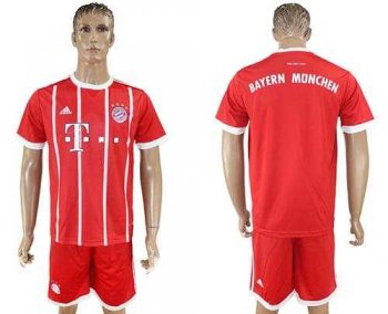 Bayern Munchen Blank Home Soccer Club Jersey