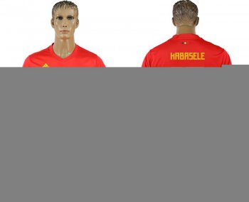 Belgium #19 KABASELE Home 2018 FIFA World Cup Soccer Jersey