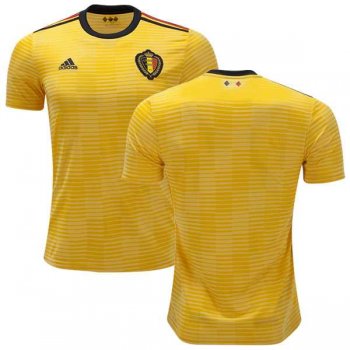 Belgium Blank Away Kid Soccer Country Jersey