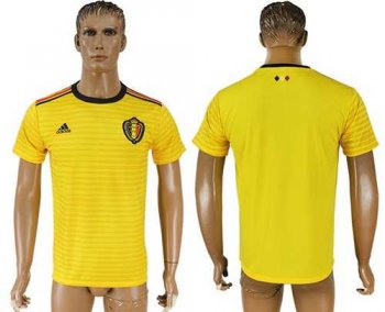 Belgium Blank Away Soccer Country Jersey