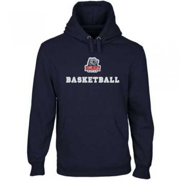 Belmont Bruins Custom Sport Logo Applique Pullover Hoodie Navy Blue